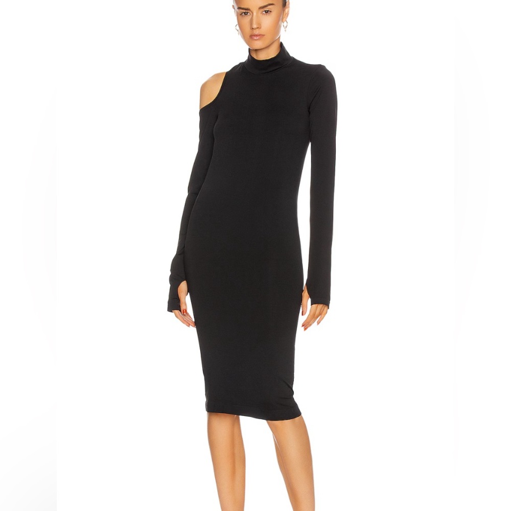 Helmut Lang Cut out jersey dress nwt
